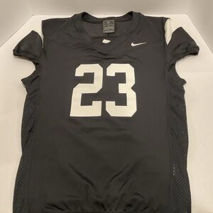 Nike Team Football Jersey #23 Black White Mens Large NWT Athletic Practice Game